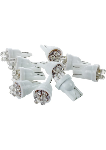 10 x Araba Beyaz 4 LED T10 168 Ampul Işık Lambası 12V (Yurt Dışından) fırsatları