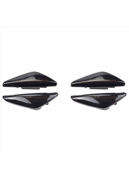 4pcs Füme Araba Dinamik LED Yan Işaretleyici Dönüş Sinyali Işığı Bmw X3 F25 X5 E70 X6 E71 E72 2008-2014 (Yurt Dışından)