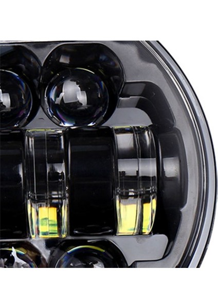 Harley Motorbikes Için Uygun 5 75 Inç Gündüz Koşu Işıkları Melek Gözleri Uzun ve Düşük Işın 12V LED Farlar (Yurt Dışından) fiyatları