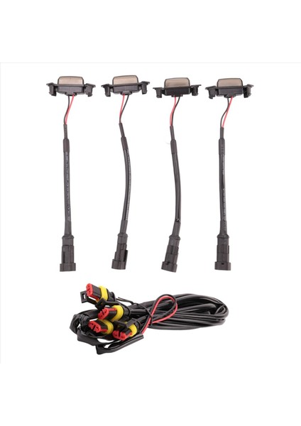 2016-2021 Için 20X Toyota Tacoma Trd Pro / 2019-2021 Rav4 LED Ön Izgara Füme Amber Işık Gündüz Işık Lambası (Yurt Dışından) modelleri