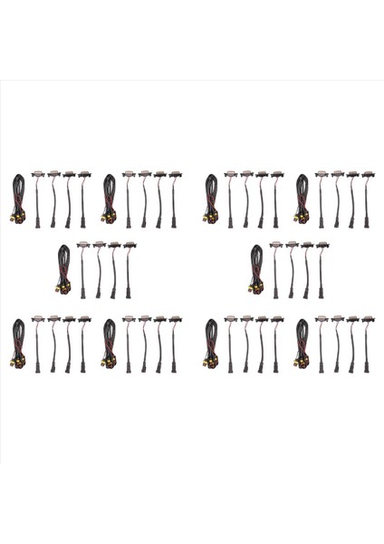 2016-2021 Için 40X Toyota Tacoma Trd Pro / 2019-2021 Rav4 LED Front Grille Füme Amber Işık Gündüz Işık Lambası (Yurt Dışından)