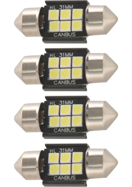 8x 400 Lümenler 3020 Yonga Seti Canbus Hatası Iç Araç Işıkları Için LED Ampuller Iç Araba Işıkları Plakası Kubbe Haritası Kapısı Nezaket 31MM (Yurt Dışından)