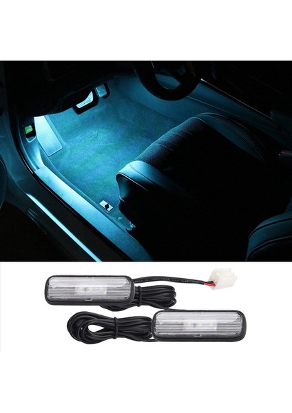 6pcs Araba Işığı LED Iç Atmosfer Işık Dekorasyon Lambası Ortam Ayak Işığı Honda Civic 10 2018-2020 Mavi (Yurt Dışından) indirimleri