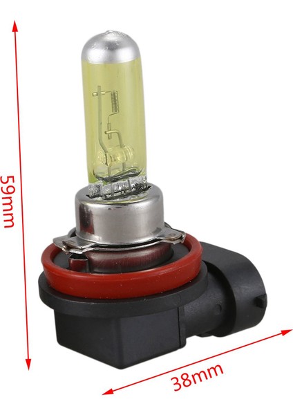 4x H11 55W 3000K Altın Sarı Xenon Hid Halojen Fog Lamba Ampul Far (Yurt Dışından) indirimleri
