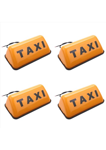 4x Taksi LED Gösterge Işık Işareti LED Gün Işık Otomobil Gündüz Koşu Işıkları Dc 12V 3W Otomatik Sürüş Çatı Üst Kabin LED Işareti (Yurt Dışından)