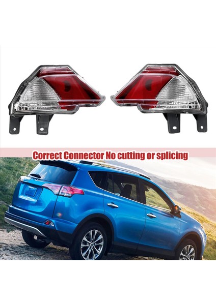 Toyota Rav4 Rav 4 4 2016-2018 Abd Sürüm Araba Arka Tampon Fren Işık Kuyruğu Durdurma Isınma Sinyali Reflektör Lambası Soğmazı Yok (Yurt Dışından) indirimleri