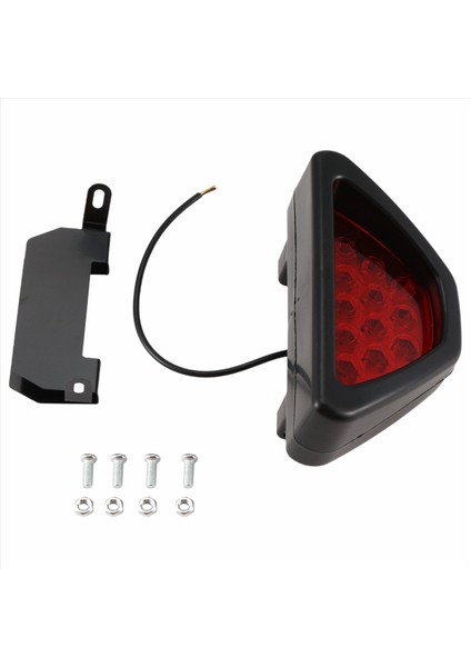 F1 Style 12 LED Arka Kuyruk Freni Durdurma Işık Üçüncü Flaş Kırmızı Lens Drl Sis Lambası (Yurt Dışından) fırsatları