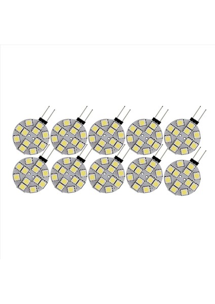24PCS G4 Puck Işıkları LED Ampul Yan Pim Tabanı G4 5050 12SMD LED Rv Kamp Hafif Ev Okuma Işığı Beyaz (Yurt Dışından) fiyatları