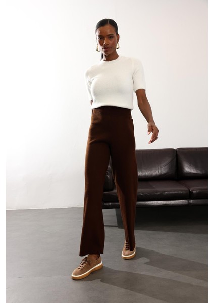 Beyaz Bisiklet Yaka Kısa Kol Triko fiyatları