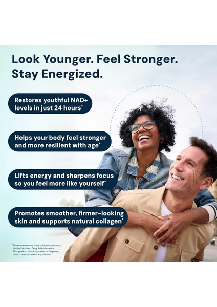 Nad3 Clinical Nad+ Booster Cellular Health & Natural Energy Healthy Aging Longevity Nicotinamide Riboside & Nmn Alternative modelleri