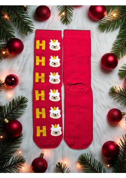 - Yılbaşı Temalı Kadın Çorap – Desenli Özel Tasarım (Hediye Paketli) fiyatları