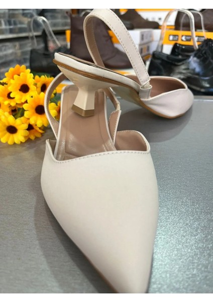 3cm Mini Kadeh Topuk Klasik Sivri Burun 2025 Model Düz Ayakkabı-Rahat-Şık modelleri
