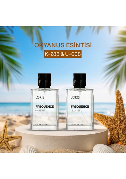 Okyanus Esintisi | K-288 & U-8 Kadın Parfüm Seti