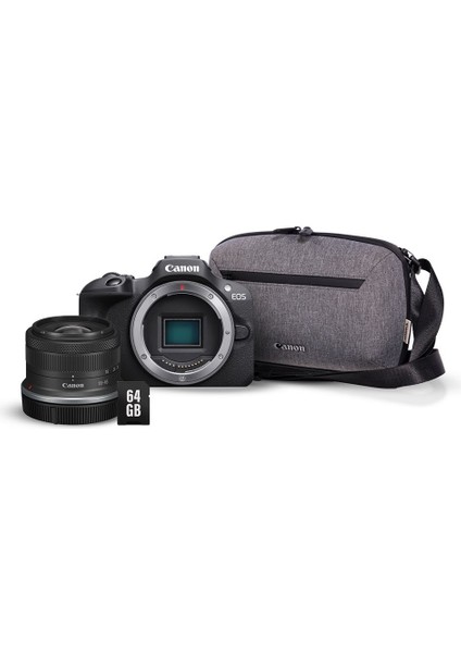 Eos R100 Rf S 18-45 Is Stm Travel Kit Aynasız Fotoğraf Makinesi (Canon Eurasia Garantili)