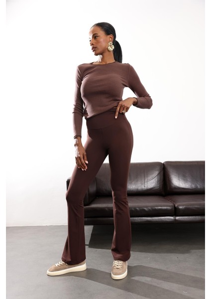 Acı Kahve Tül Yakalı Bluz 17179 fiyatları