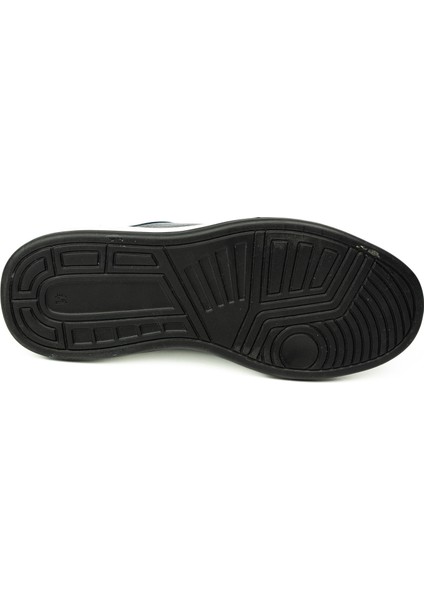 054 Lacivert Deri Erkek Sneaker Ayakkabı indirimleri