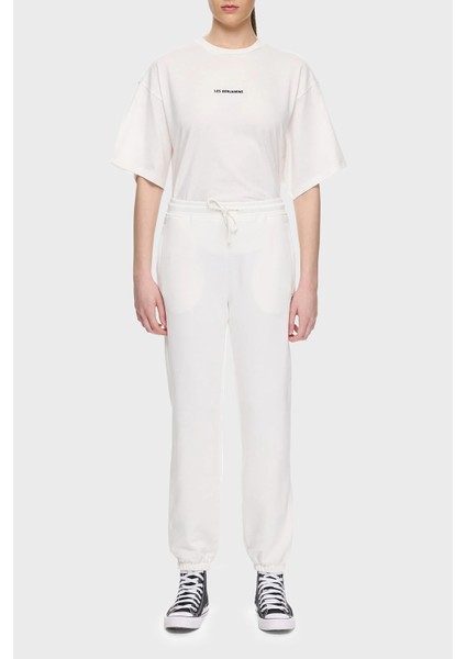 Pamuklu Regular Fit Normal Bel Lastikli Paça Pantolon Bayan Pantolon Lbnoosessfusp fiyatları