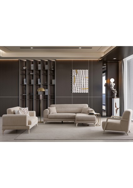 Tirilye Köşe Koltuk Takımı + Üçlü Koltuk + Berjer