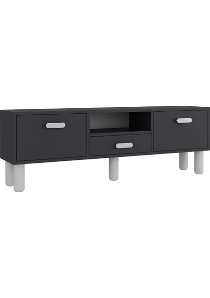 1327DROPCT-32 Tv Sehpası Antrasit-Beyaz fırsatları