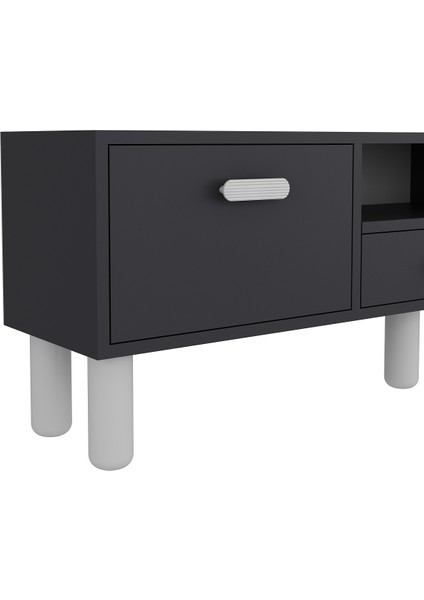 1327DROPCT-32 Tv Sehpası Antrasit-Beyaz