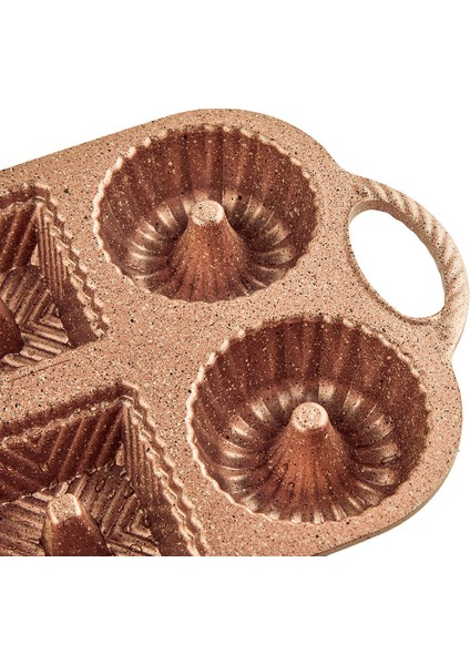 Valeria Rose Gold 6'lı Döküm Kek Kalıbı indirimleri