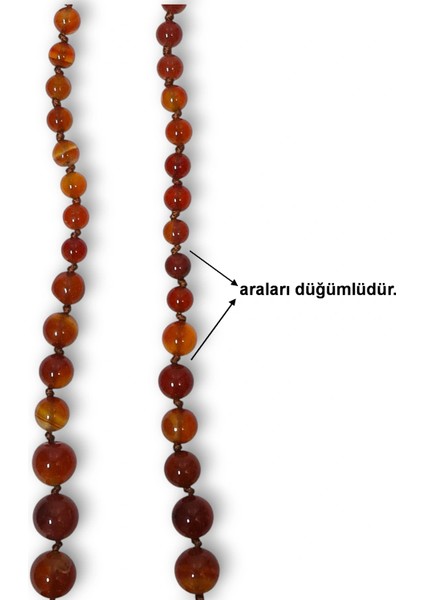 Karnelyan Akik Kolye - El Işi Süzme Tasarım 413-5 fırsatları