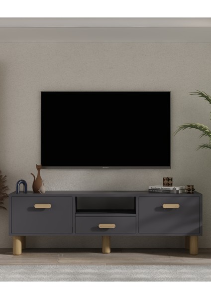 1327DROPCT-32 Tv Sehpası Antrasit-Safirmeşe