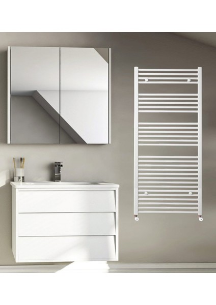 400 x 800 Yüksek Kaliteli Beyaz Düz Havlupan Beyaz Boyalı Havlu Radyatör 40 x 80