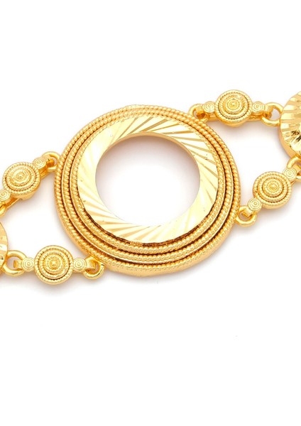 altın kaplama desenli çeyrek çerçeveli bileklik blk-1196 fiyatları