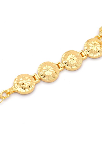 altın kaplama desenli çeyrek çerçeveli bileklik blk-1196 modelleri