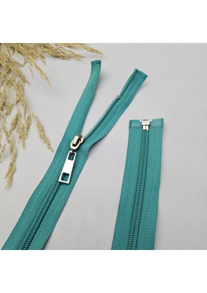 Metal Elcikli Açık Uçlu Fermuar | Naylon Dişli Fermuar