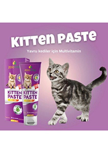 Kitten Paste Macun 100 gr 0-1 Yaş İçin Süper Lezzetli Kedi Ödülü
