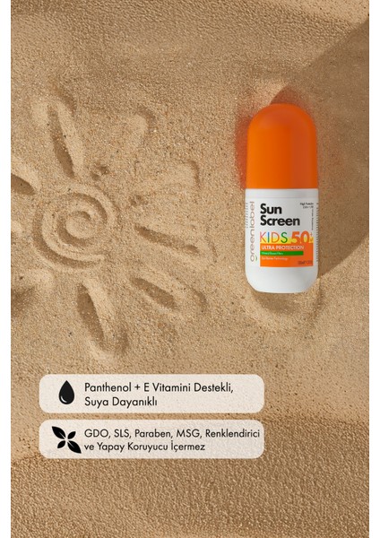 Greenlabel Yüksek Korumalı Kids Sun Spf 50 Mineral Bazlı Çocuklar İçin Güneş Koruyucu Krem 100 ml fiyatları