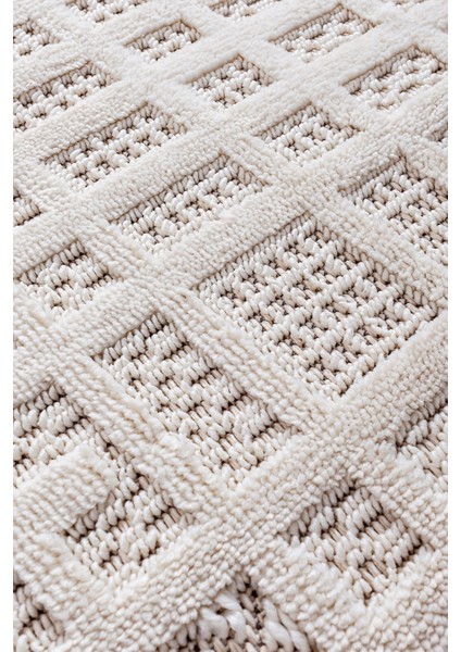 Enti Bonn 8809 Bej Daire Iskandinav Halı Salon Halısı Kesme Halı Yolluk modelleri