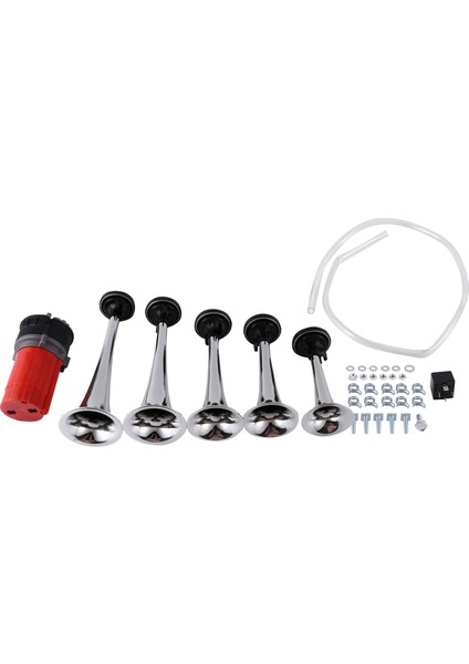 125DB 12V Kırmızı Dixie Araba Trompet Hava Boynuzları Dixie Müzikal Hava Boynuz Dükleri Hazzard General Lee Araba Kamyonu Teknesi Için (Yurt Dışından)