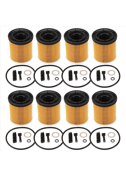 Kia K3 Için 8pcs Hyundai Elantra Için 1 6l 1 5l Yağ Filtresi Assy Sealler 26350-2M000 263502M000 26350 2M000 (Yurt Dışından) modelleri
