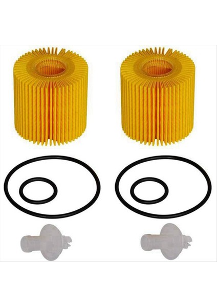 24 Set Toyota Için Yağ Filtre Kitleri Avalon Camry Highlander Rav4 Sienna Tacoma Venza Lexus 04152-YZZA1 04152-31090 (Yurt Dışından) indirimleri