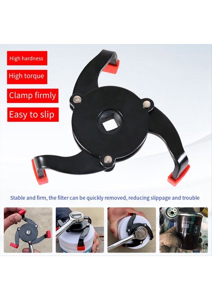 Evrensel 3 Çene Yağ Filtresi Çıkma Aracı Arabalar Yağ Filtresi Çıkarma Aracı Arayüzü Yağ Filtresi Anahtarı Için Özel Araçlar (Yurt Dışından)