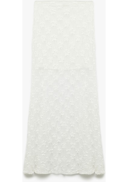 Yarım Astarlı Transparan Uzun Dantel Etek fırsatları