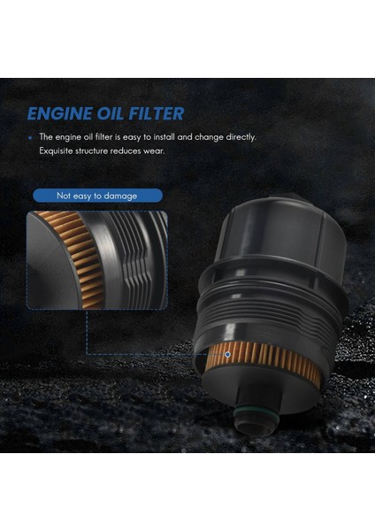 2pcs Jeep Gladyatör Için Araç Motor Yağı Filtresi Wrangler Jl Ram 1500 2020 2021 68507598AA 68498720AA Petrol Dosya Konut Kapağı (Yurt Dışından) indirimleri