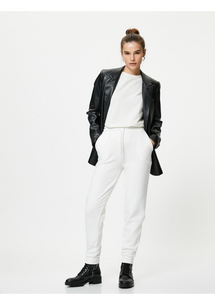 Jogger Eşofman Altı Beli Bağcıklı Cepli fiyatları