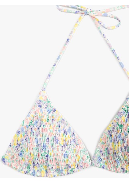 Boyundan Bağlamalı Gipeli Üçgen Bikini Üstü modelleri