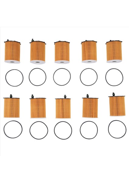 Citroen Ds3 Ds4 Xsara Ford Ecosport Mazda 5 Peugeot 407 508 5008 Ranch Suzuki Fiat Volvo Için 10 Pcs Yağ Filtresi (Yurt Dışından)