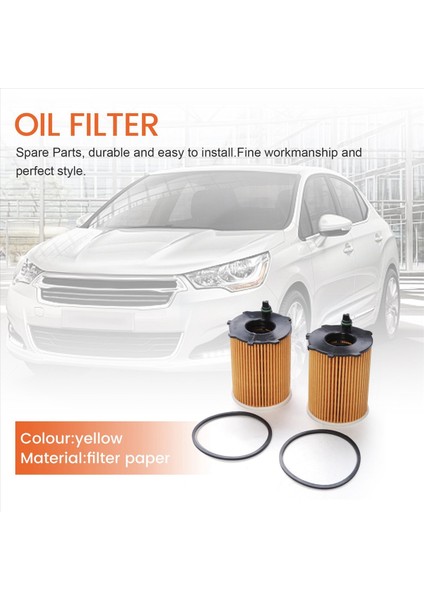 Citroen Ds3 Ds4 Xsara Ford Ecosport Mazda 5 Peugeot 407 508 5008 Ranch Suzuki Fiat Volvo Için 10 Pcs Yağ Filtresi (Yurt Dışından) fırsatları