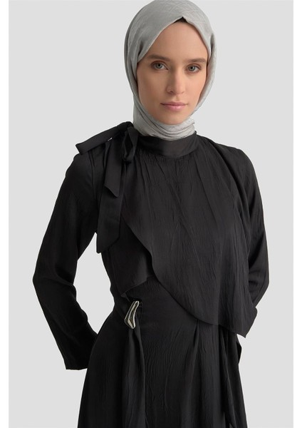 Elbise 25KD1912 Siyah