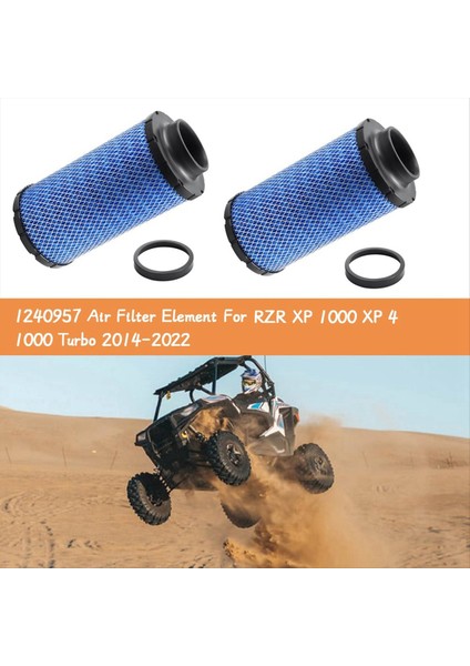 2pcs 1240957 Polaris Rzr Xp 1000 Xp 4 1000 Turbo 2014-2022 1241084 1240822 2882234 2879520 Için Motor Hava Filtresi Elemanı (Yurt Dışından) fiyatları