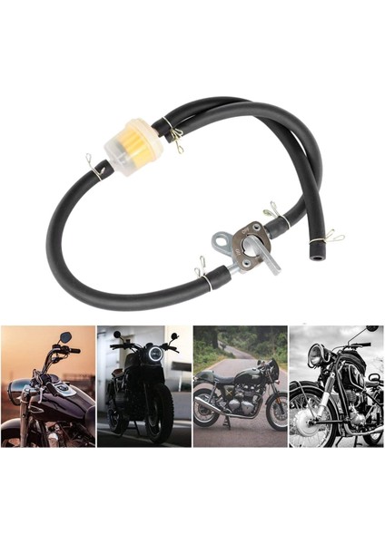 5/8mm Yakıt Hortumu Petrol Filtresi Tüp Yağ Anahtarı Yakıt Koltuk Vanası 50CC-150CC Için Go Karts (Yurt Dışından) indirimleri