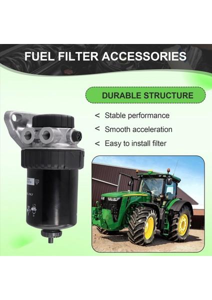 RE527507 Yakıt Filtresi John Deere Tractor Için Assy 4045 5080 5080R 5090 5090R 5100R 6068 6105M 6125M 6130 6225 6230 (Yurt Dışından) modelleri