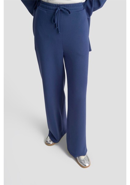 Beli Lastikli Palazzo Pantolon 25KD4039 Lacivert modelleri