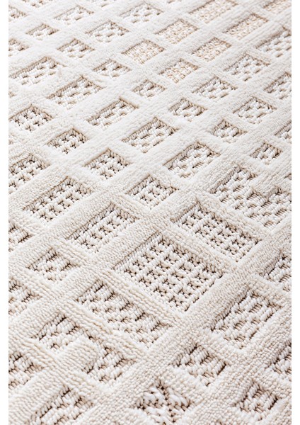 Enti Bonn 8809 Bej Daire Iskandinav Halı Salon Halısı Kesme Halı Yolluk fırsatları